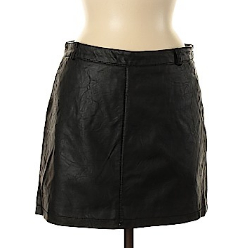I ❤ Ronson leather-ette mini skirt - Picture 3 of 7